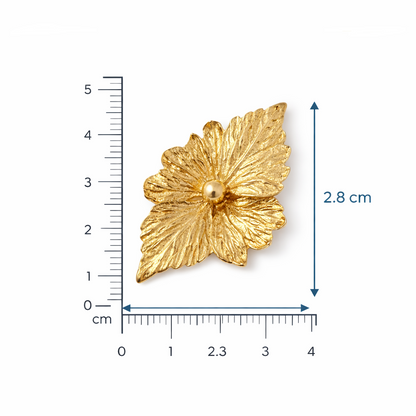 Dimond-shaped anti turnish earrings
