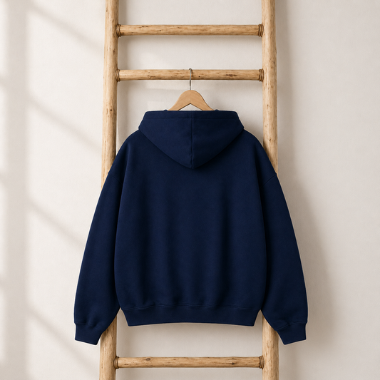 Navy Blue Classic Hoodie